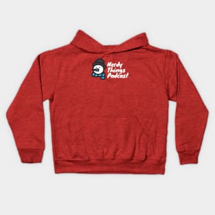 Nerdy Things Podcast snowman Kids Hoodie